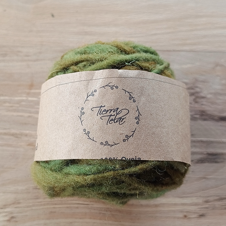 Lana de Oveja - Verde pistacho  1