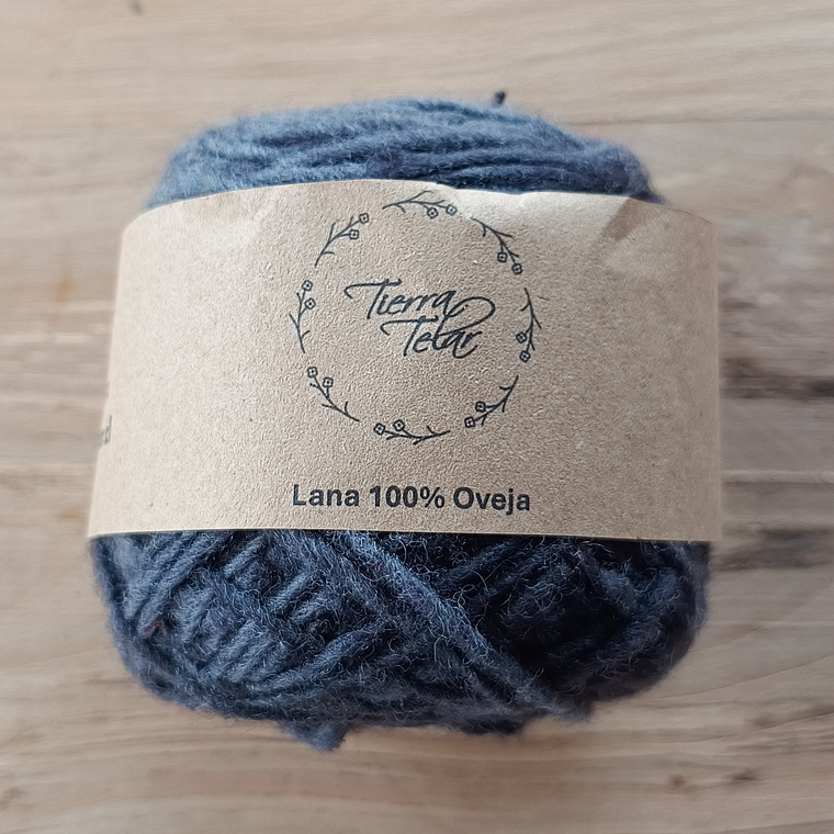 Lana de Oveja - Azul Petroleo 1