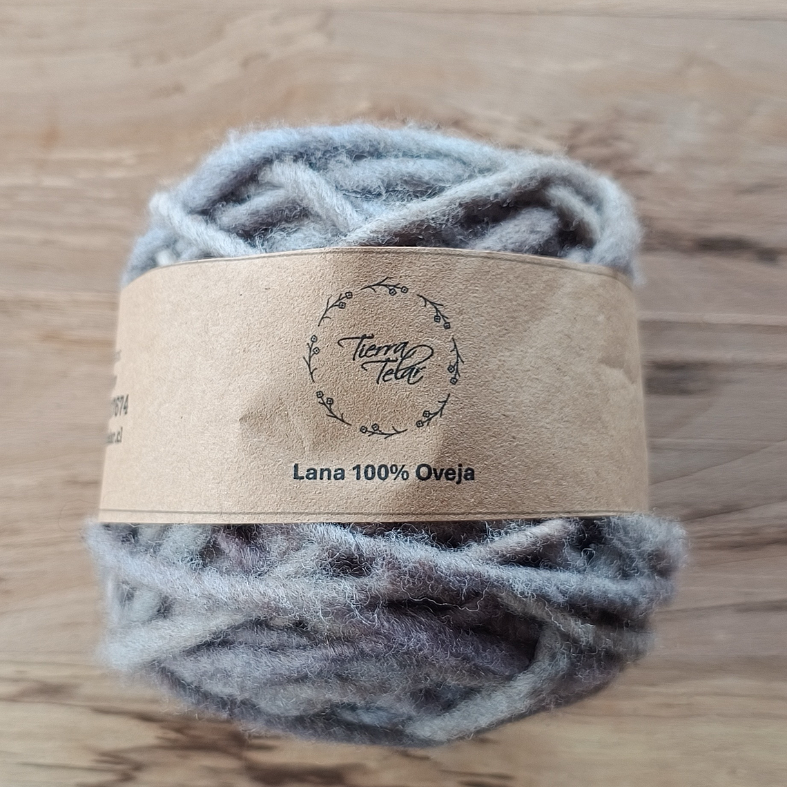 Lana de Oveja - Gris claro  1