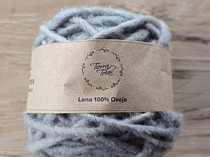 Lana de Oveja - Gris claro 