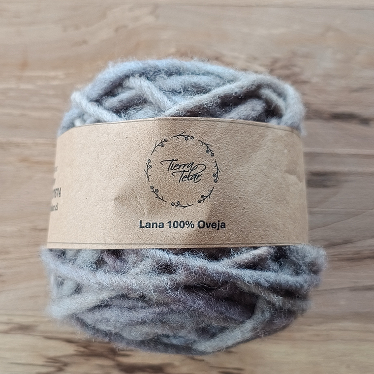 Lana de Oveja - Gris claro  1