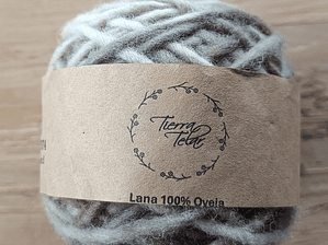 Lana de Oveja - Gris matizado 