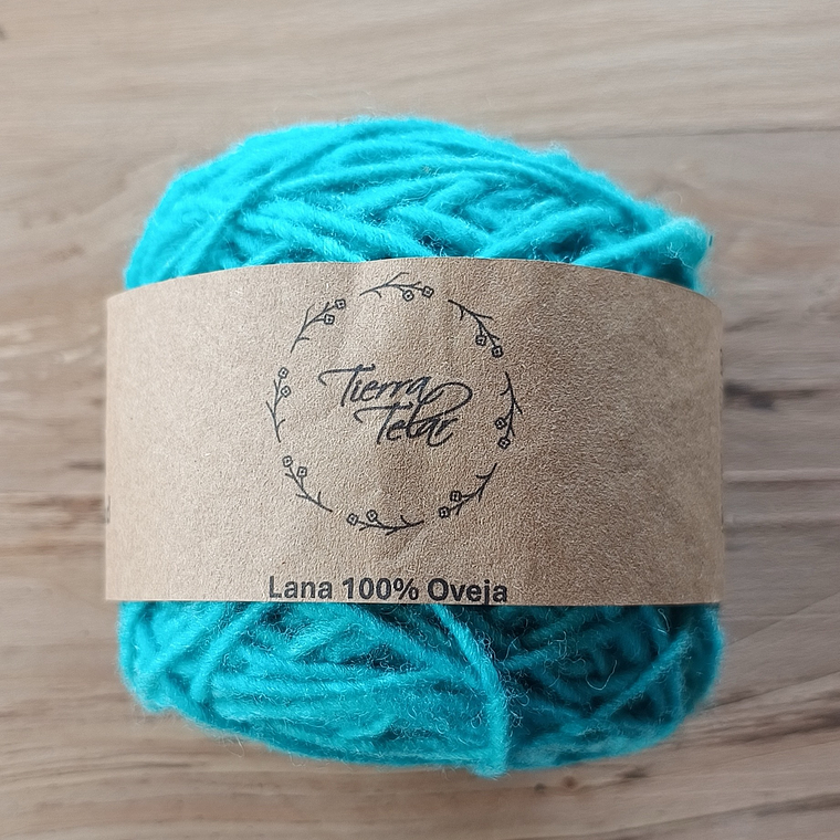 Lana de Oveja - Turquesa  1
