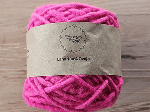 Lana de Oveja - Fucsia