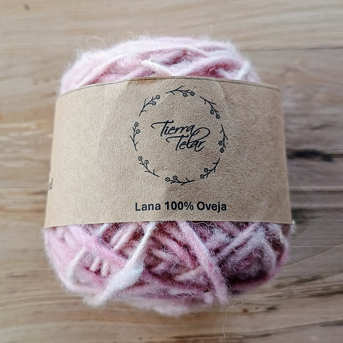 Lana de Oveja - Rosado pastel  1