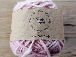 Lana de Oveja - Rosado pastel 