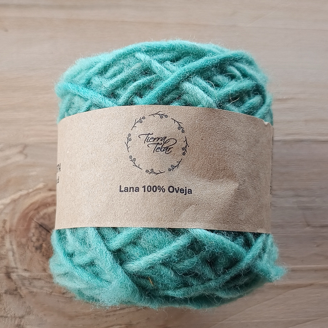 Lana de Oveja - Verde Menta 1
