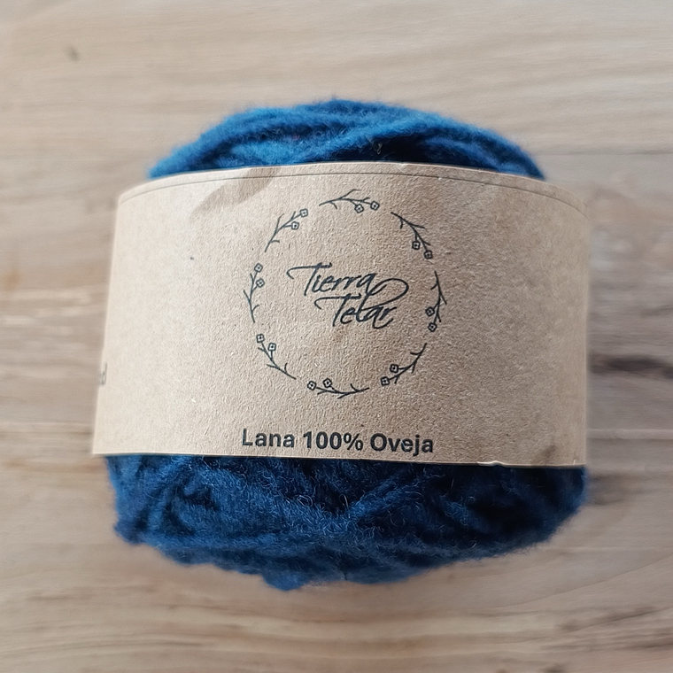 Lana de Oveja - Azul  1