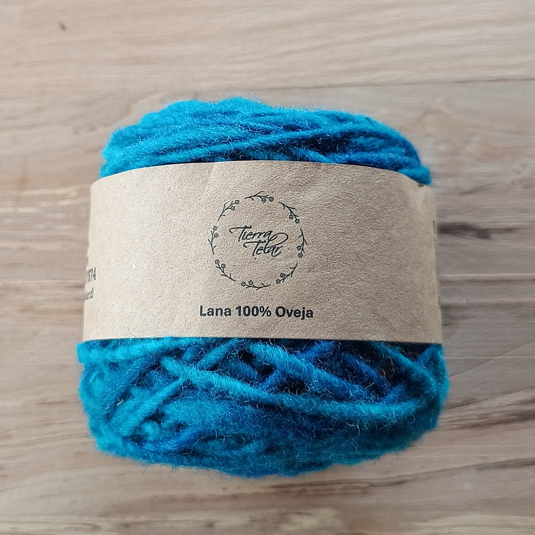 Lana de Oveja - Azul  1