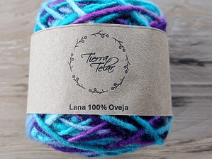 Lana de Oveja - Turquesa Matizado 
