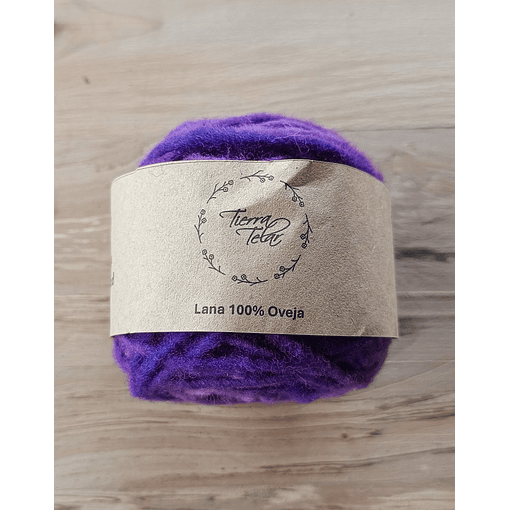 Lana de Oveja - Morado 