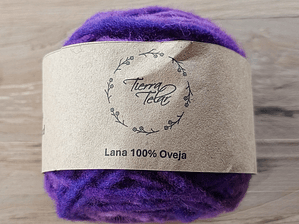 Lana de Oveja - Morado 