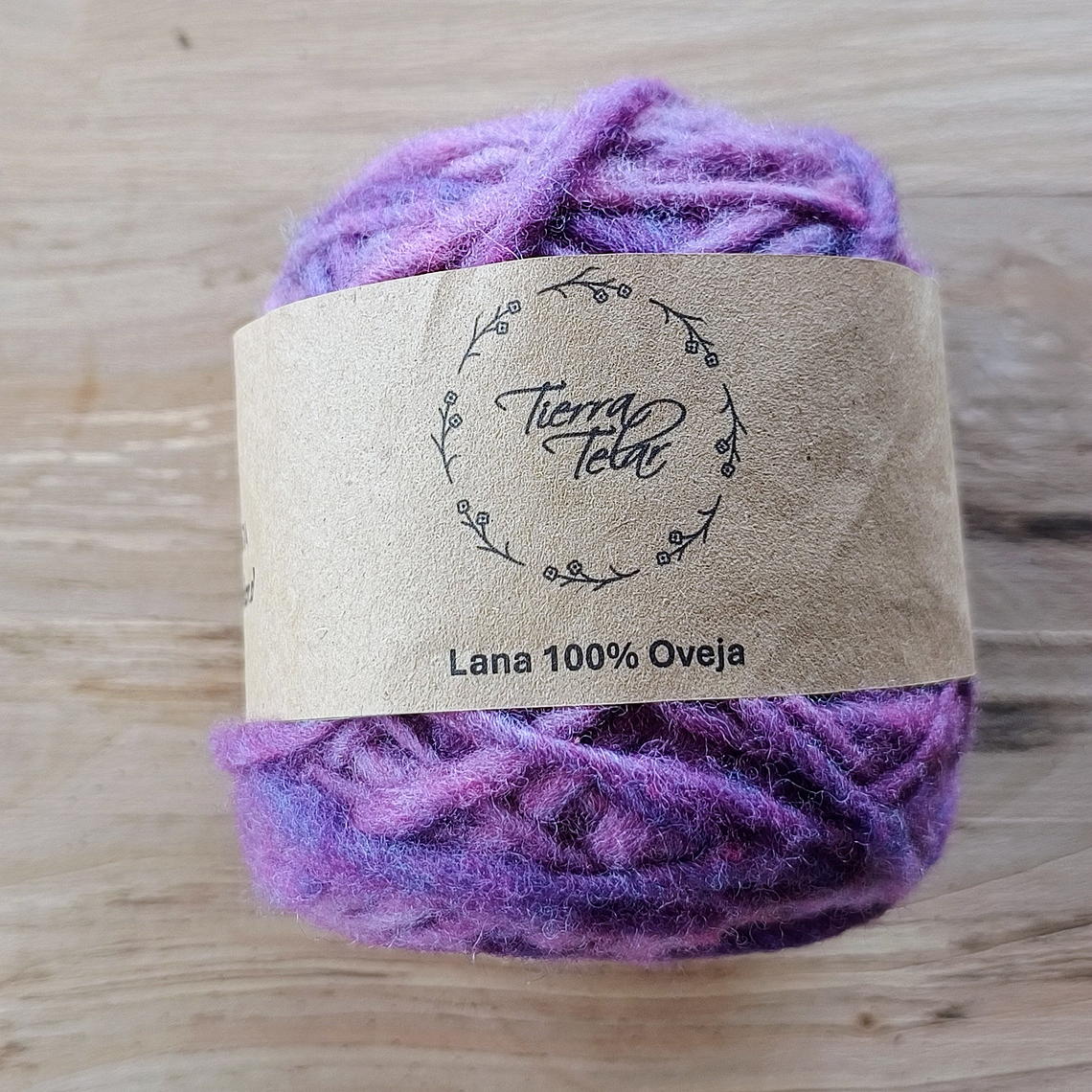Lana de oveja - Lila  1