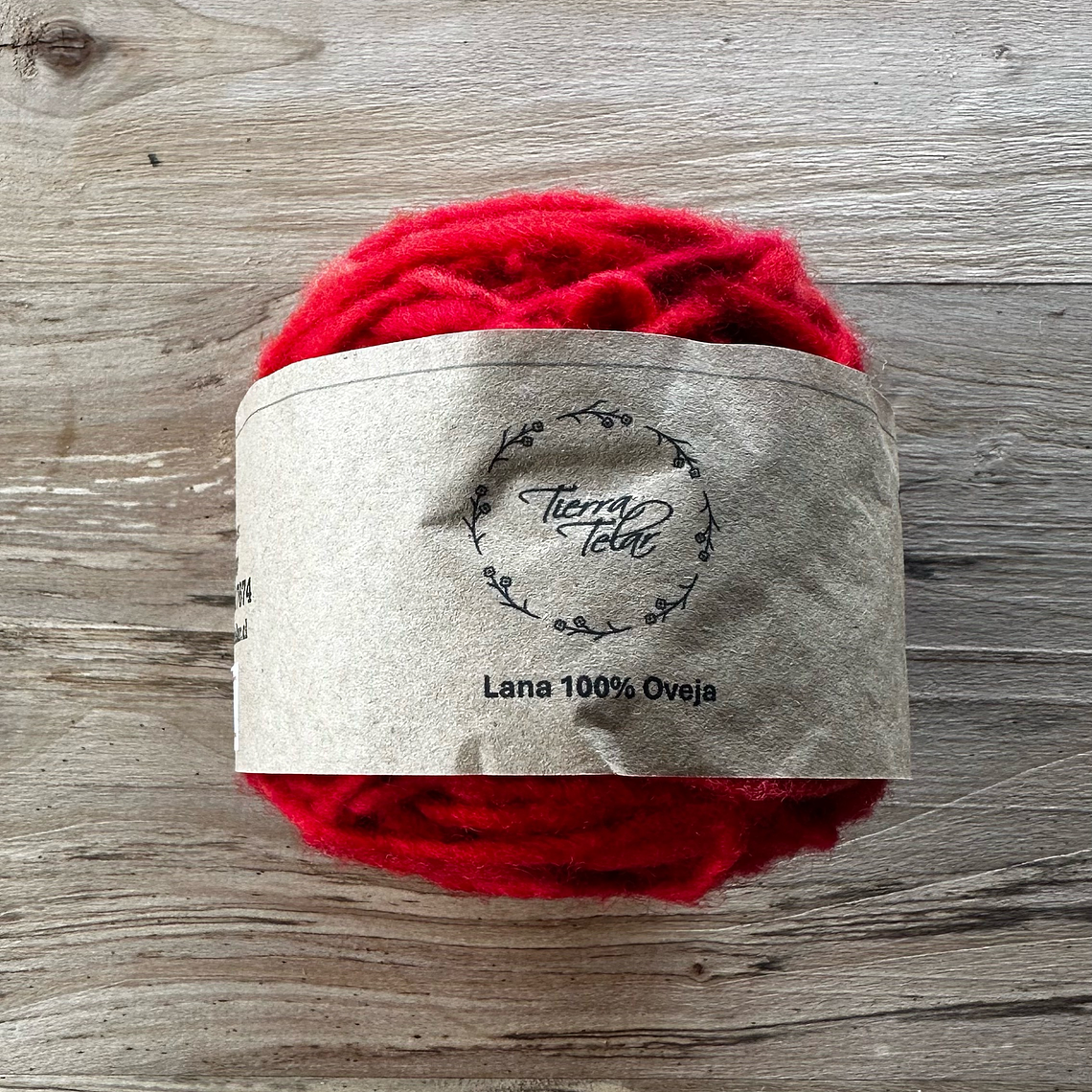 Lana de Oveja - Rojo  1