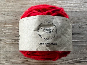 Lana de Oveja - Rojo 