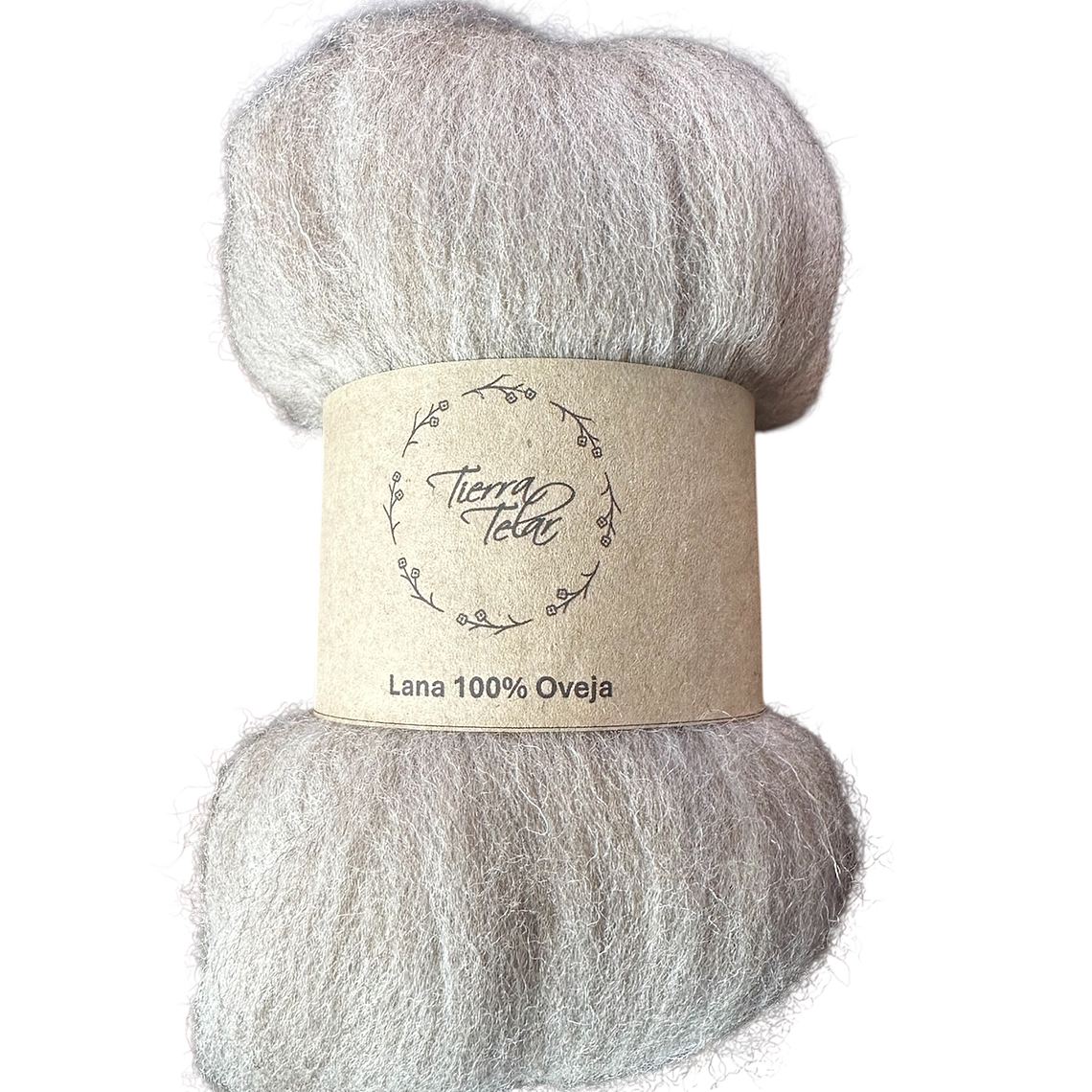 Lana de Oveja - Vellón Peinado - Gris Natural  1