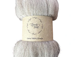 Lana de Oveja - Vellón Peinado - Gris Natural 