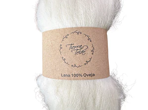 Lana de Oveja - Vellón Peinado - Crudo 