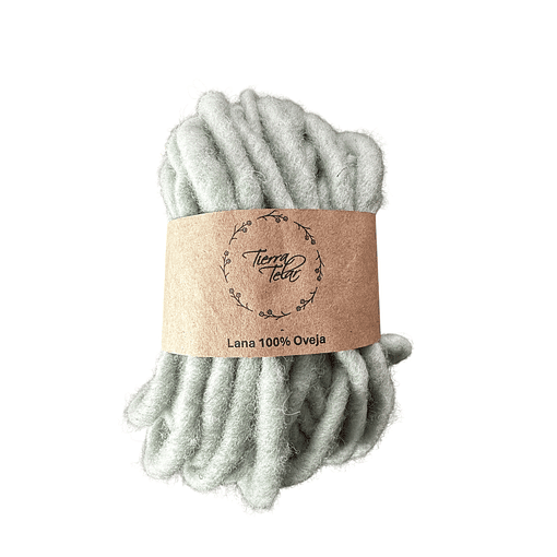 Lana de Oveja - Cordón - Menta Pastel 