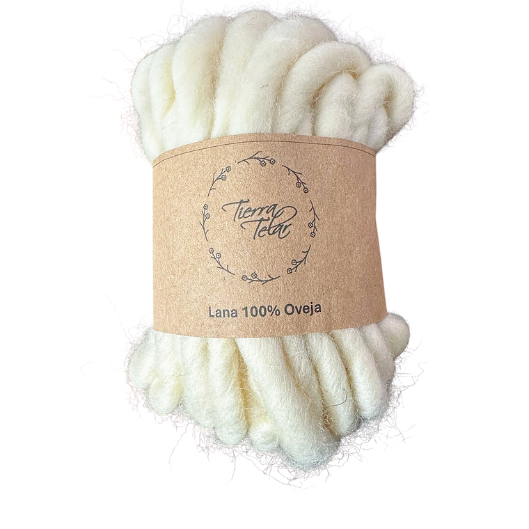 Lana de Oveja - Cordon peinado - crudo 2