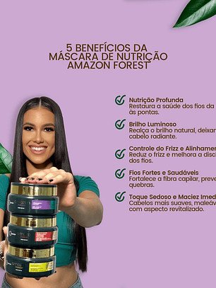 Amazon Forest - Máscara de Nutrição