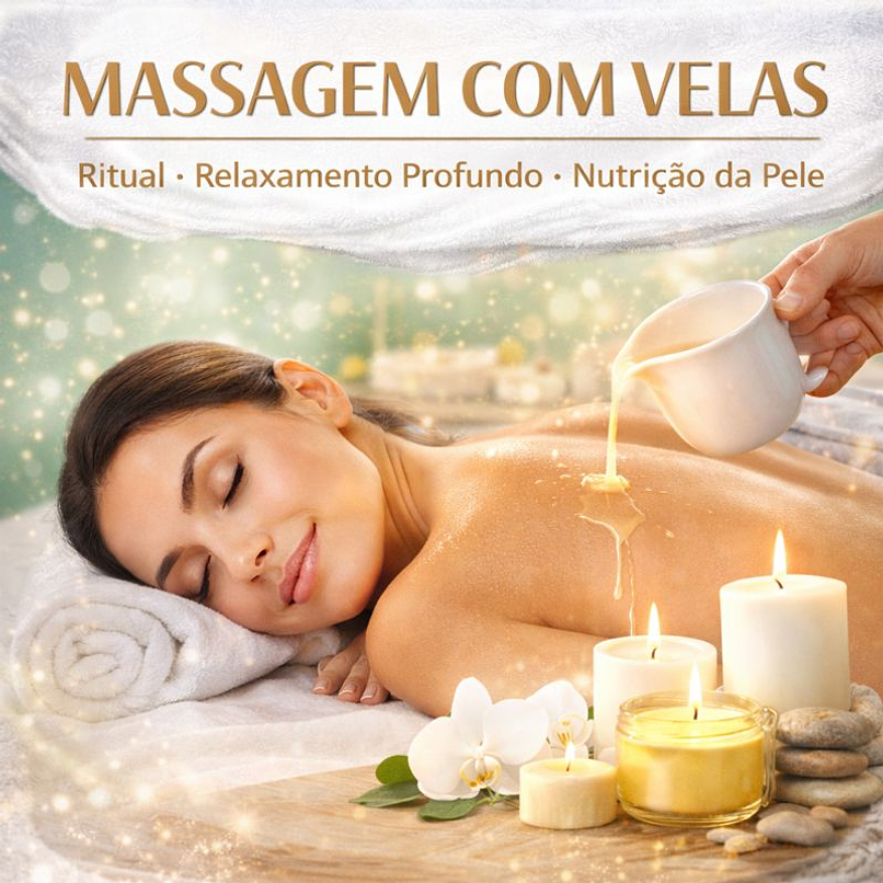 MASSAGEM COM VELAS Ritual • Relaxamento Profundo • Nutrição da Pele 1