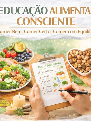 EDUCAÇÃO ALIMENTAR CONSCIENTE Comer Bem, Comer Certo, Comer com Equilíbrio