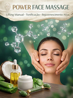 POWER FACE MASSAGE Lifting Manual • Tonificação • Rejuvenescimento Ativo