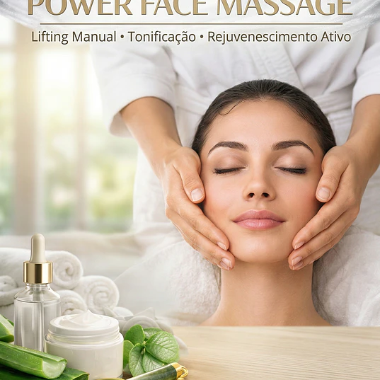POWER FACE MASSAGE Lifting Manual • Tonificação • Rejuvenescimento Ativo 1