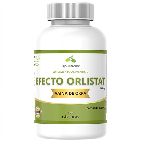 Captador de Grasa Efecto Orlistat – Vaina de Okra (120 Cáps)