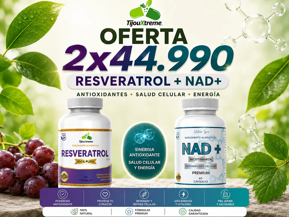 Resvaratrol 90 cáps. + Nad 60 cáps. 2