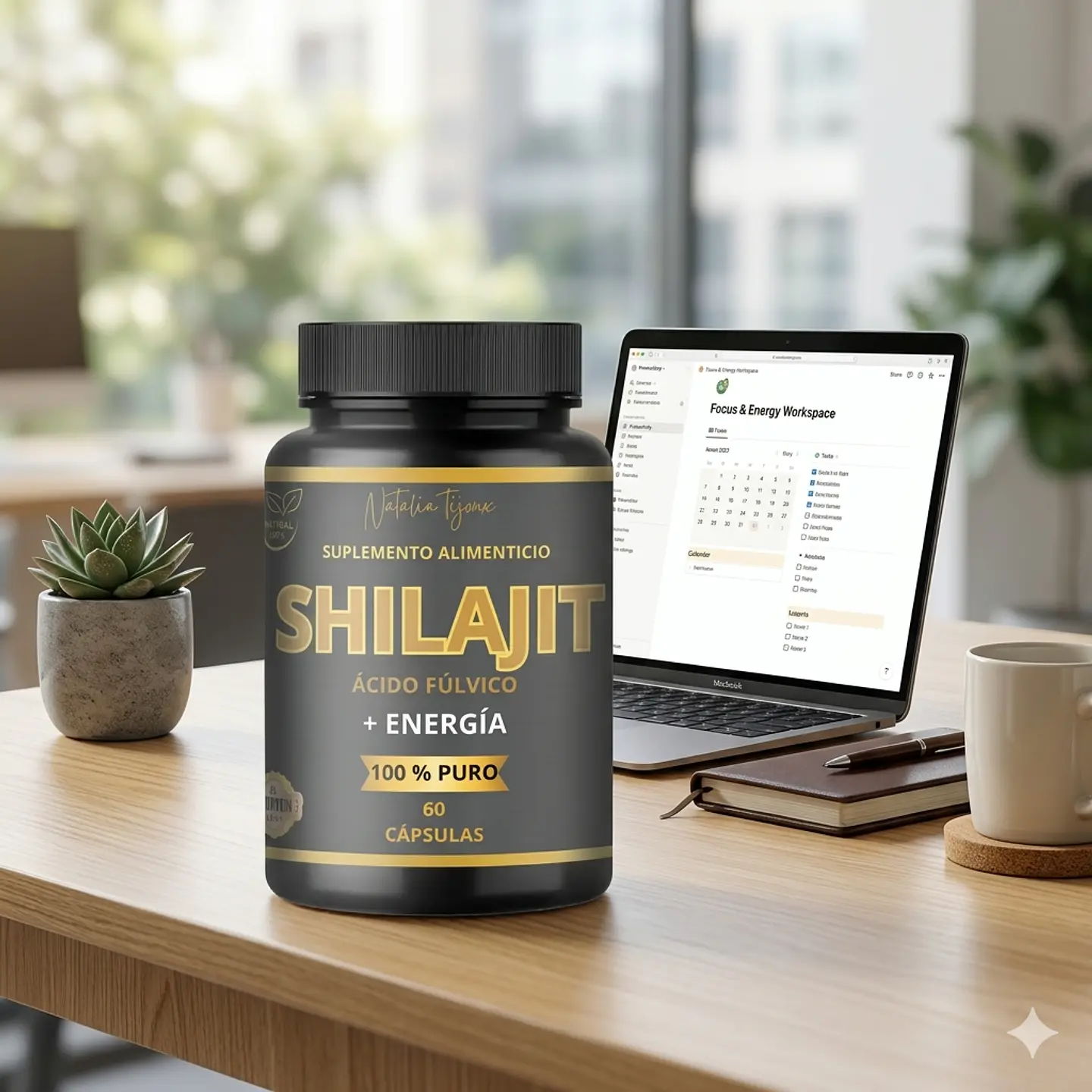 Shilajit Premium 400mg – 60 Cápsulas (30 Porciones)– Energía y Vitalidad 3