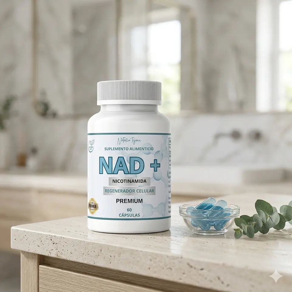 NAD+ Nicotinamida Premium 400mg – 60 Cápsulas | Regenerador Celular 2