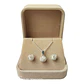 Conjunto nudo  de 8mm con cadena de 50 cm de plata 925 - Miniatura 2