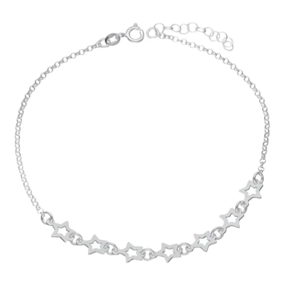 Tobillera estrellas de plata 925 1