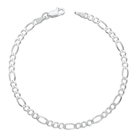 Pulsera cartier 19 cm de plata 925 4mm de ancho