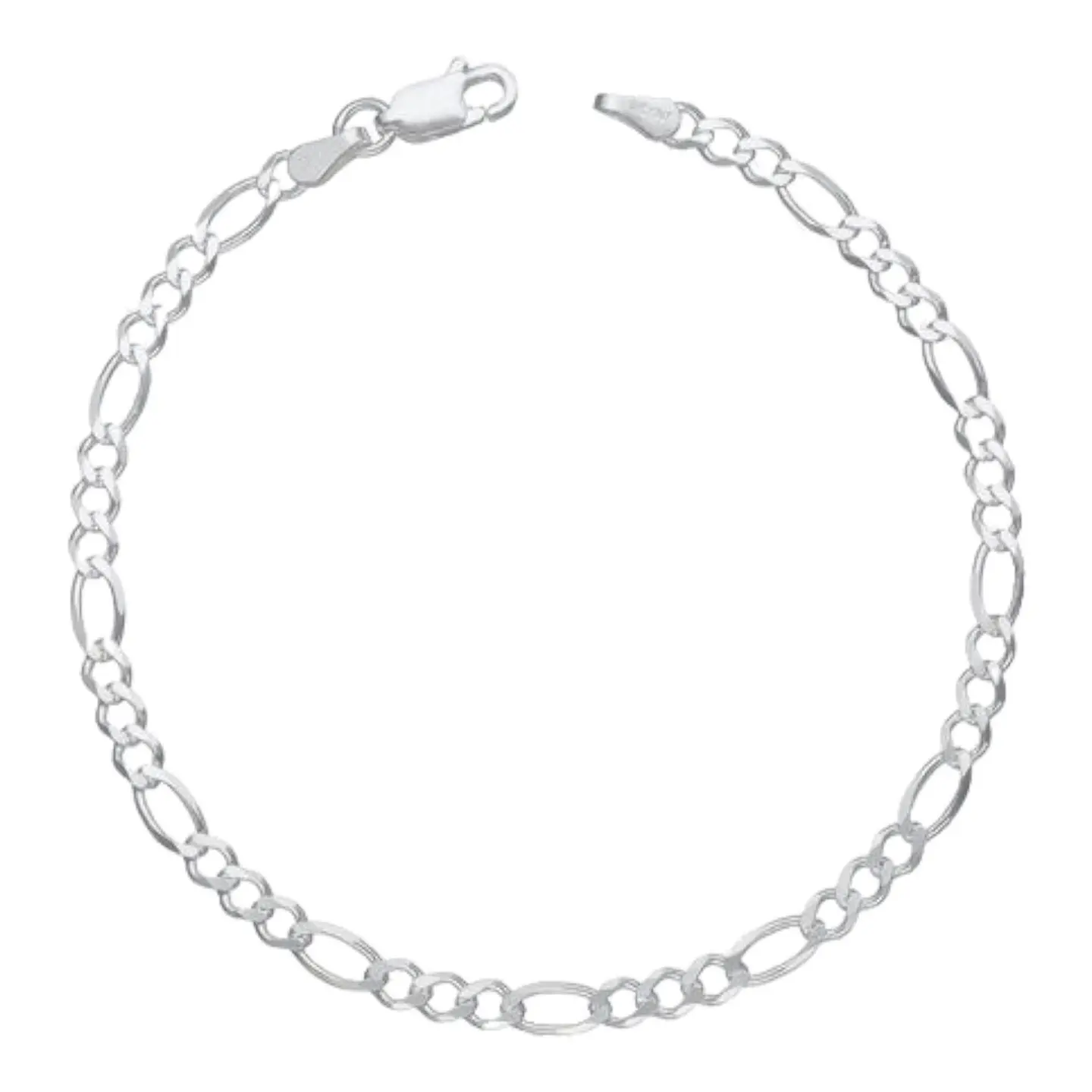 Pulsera cartier 19 cm de plata 925 4mm de ancho 1