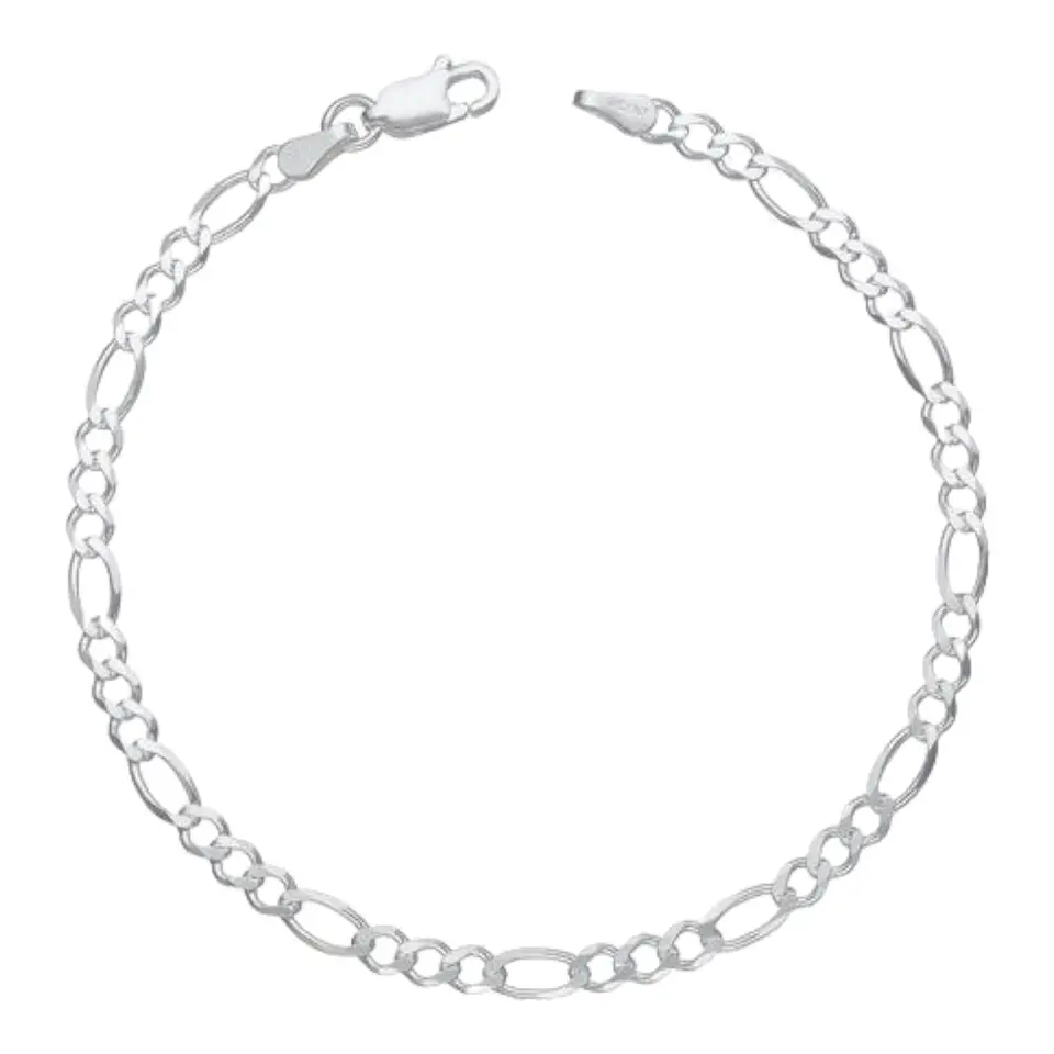 Pulsera cartier 19 cm de plata 925 4mm de ancho 1