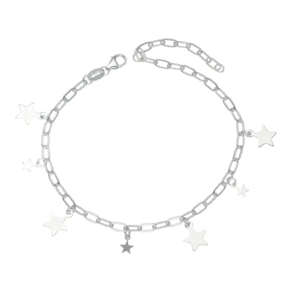 Pulsera tradicional estrellas de plata 925 1