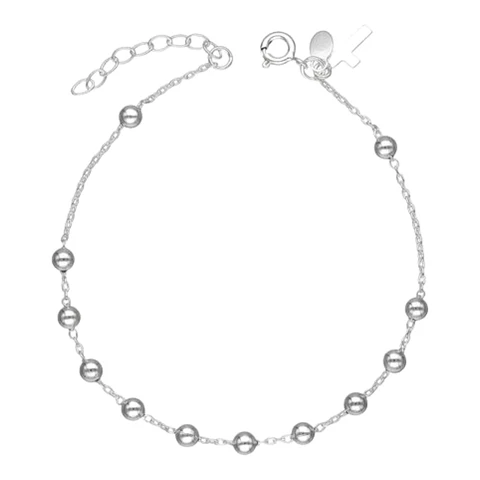 Pulsera denario 22 cm de plata 925