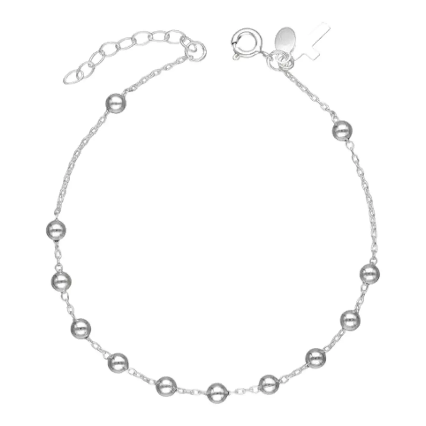 Pulsera denario 22 cm de plata 925 1