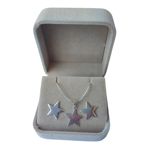 Conjunto maxi estrella de plata 925