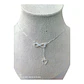Collar infinito corazón circones de plata 925 - Miniatura 3