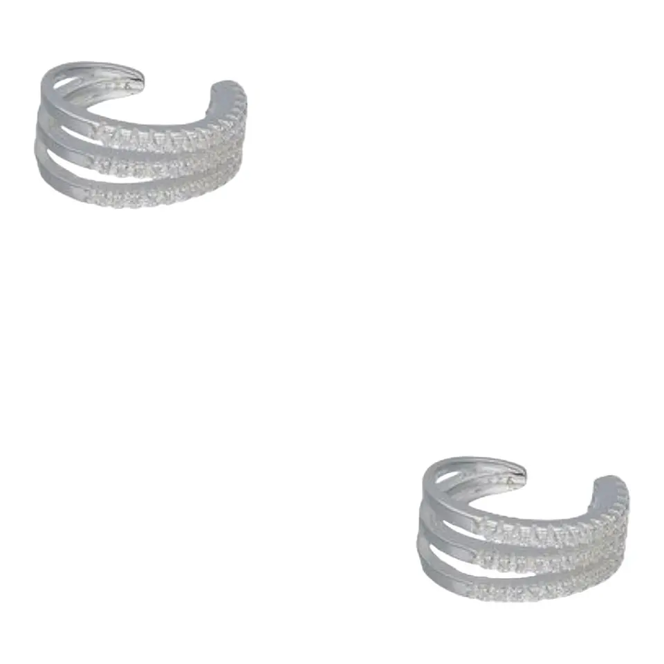 Aro ear cuff circones de plata 925 1