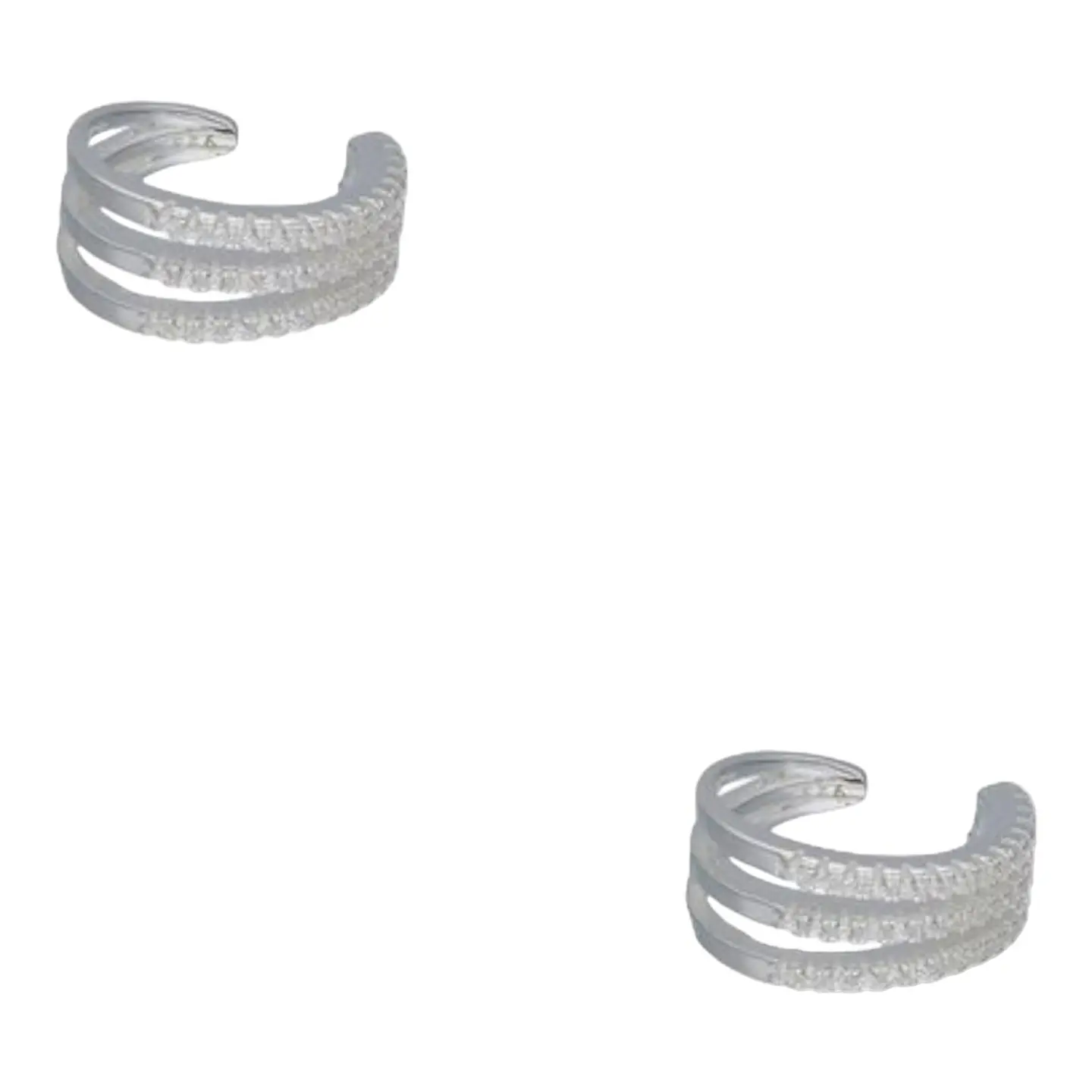 Aro ear cuff circones de plata 925 2
