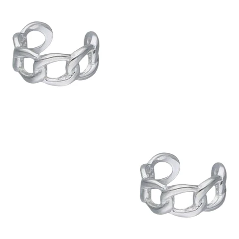 Aro ear cuff eslabones de plata 925