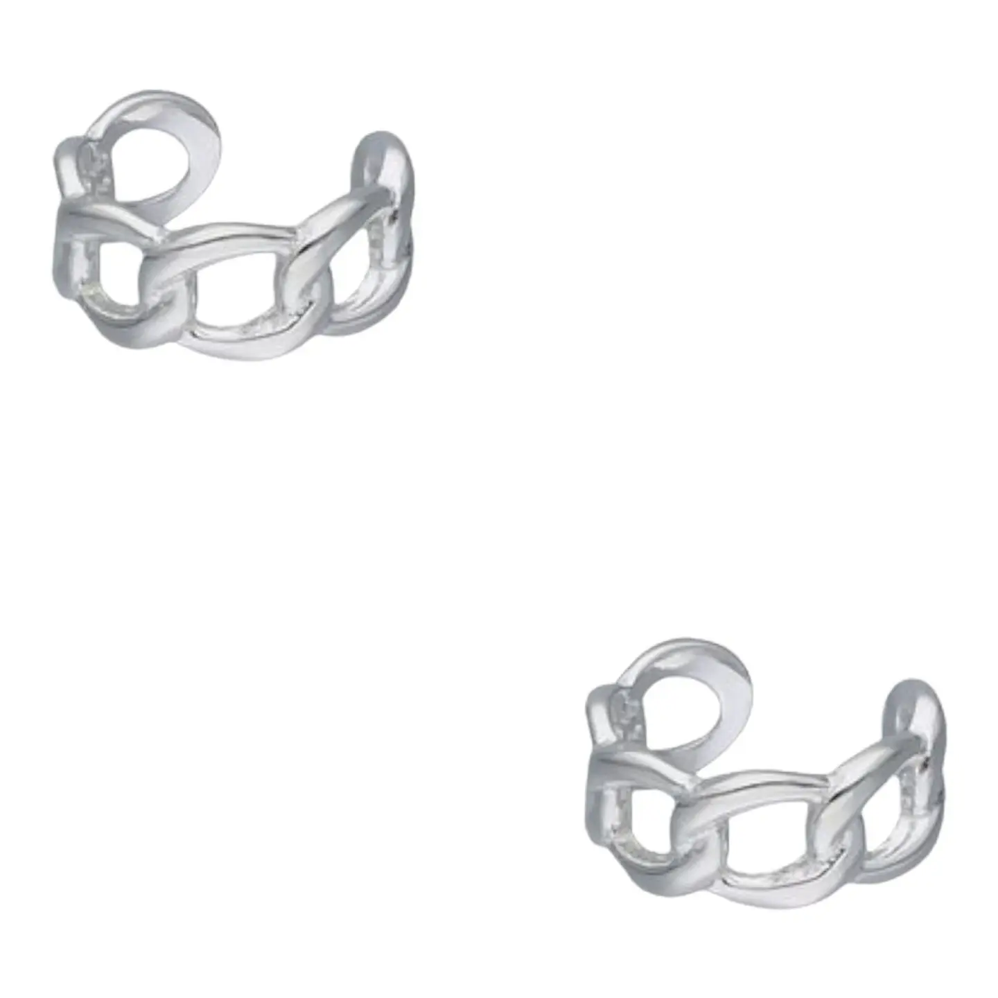Aro ear cuff eslabones de plata 925 2