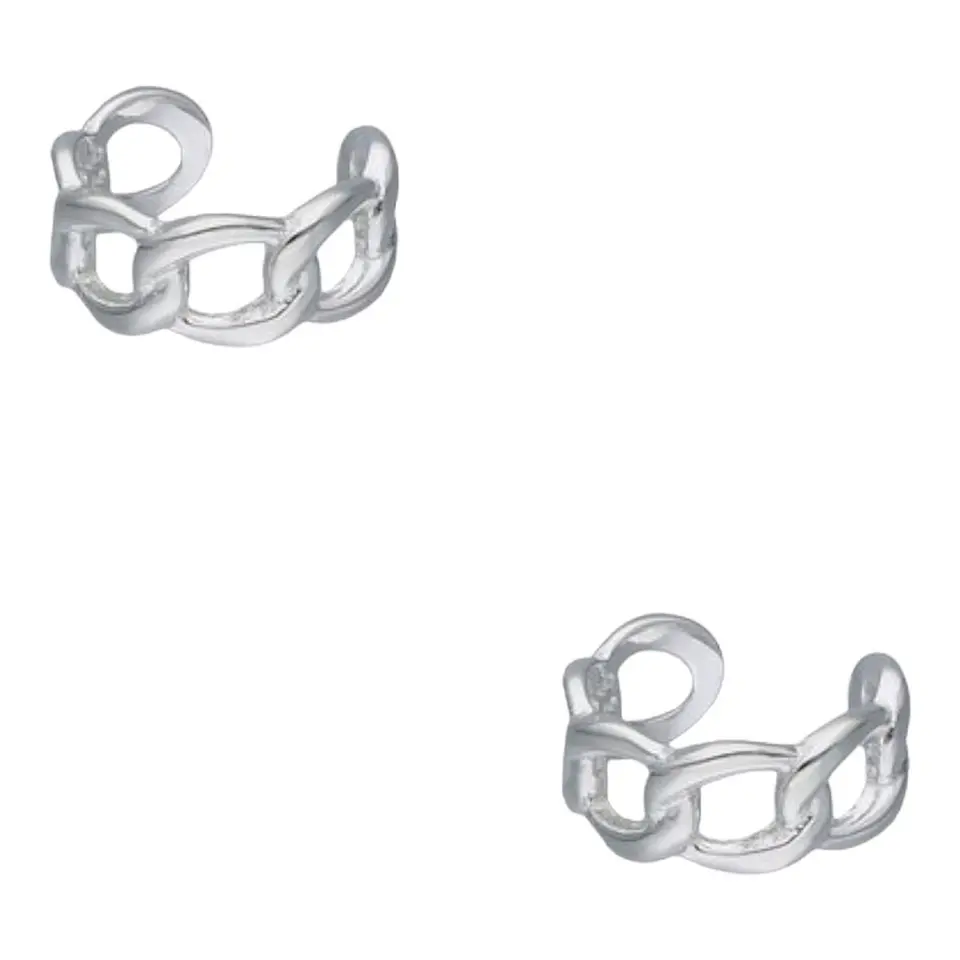 Aro ear cuff eslabones de plata 925 2