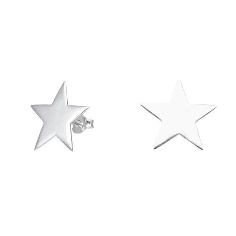 Aro maxi estrella de plata 925 2