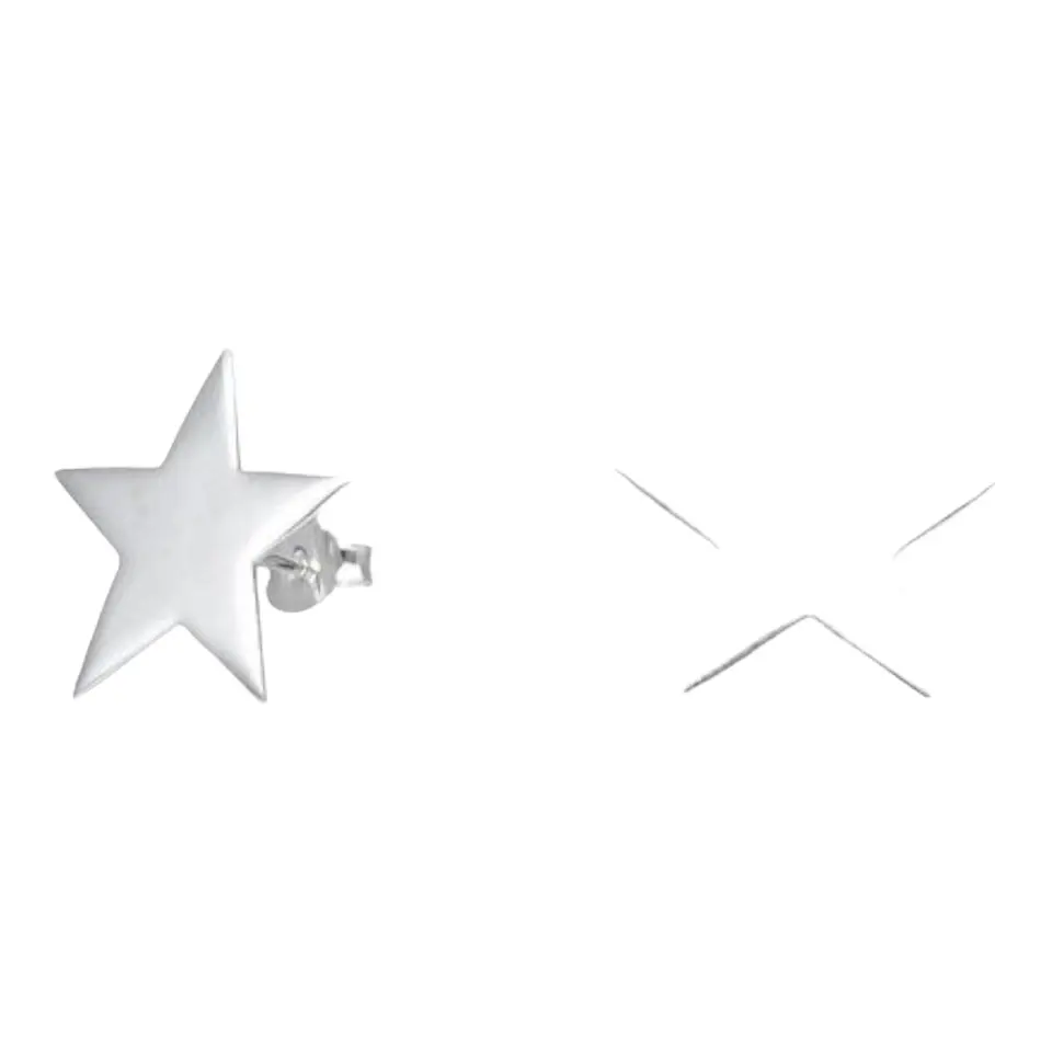 Aro maxi estrella de plata 925 3